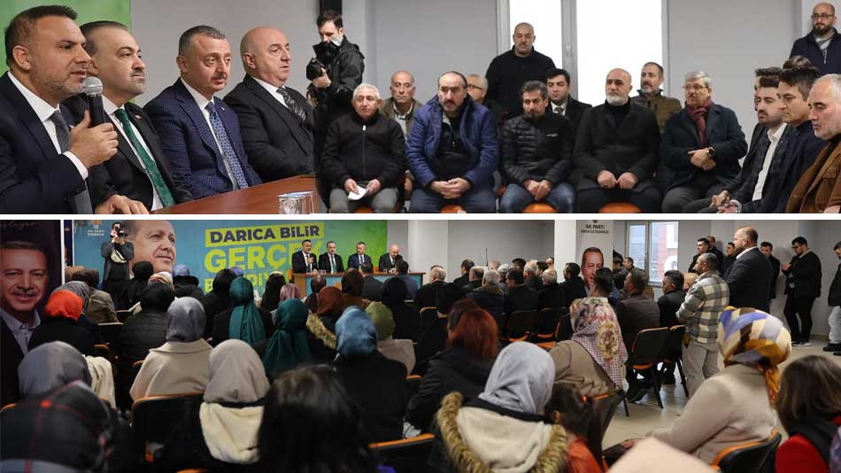 AK PARTİ DARICA BAŞKANI ŞAKAR'DAN TEŞEKKÜR