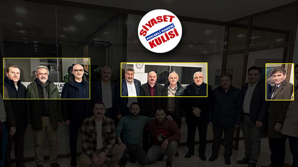 AK PARTİ GEBZE BU FOTOĞRAFI KONUŞUYOR; Köşker ile Yılmaz Bayram aynı karede