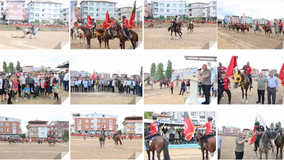 Darıca’da ata sporu cirit gösterisi yapıldı