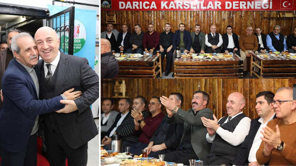 DARICALI KARSLILAR BAŞKAN BIYIK'I KUCAKLADI