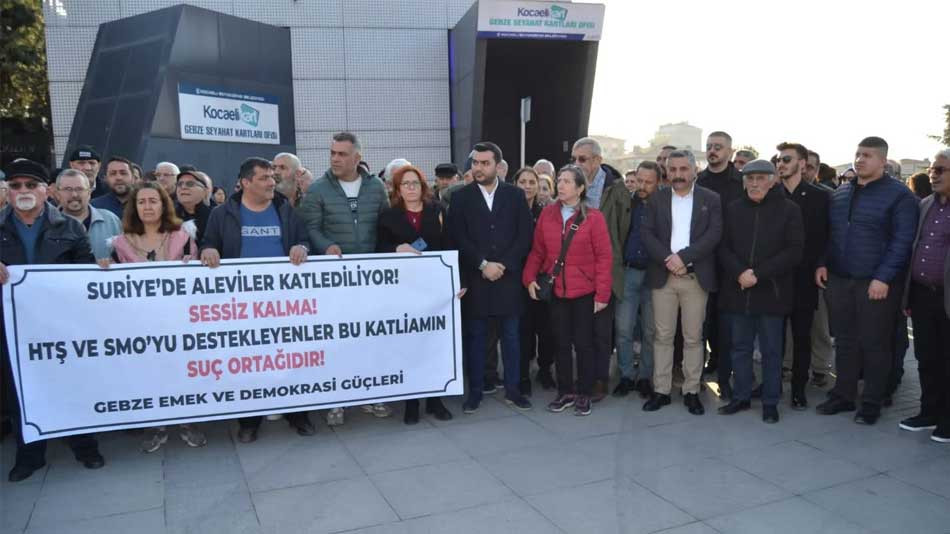 Gebze  Emek ve Demokrasi Güçleri Platformu Kınadı